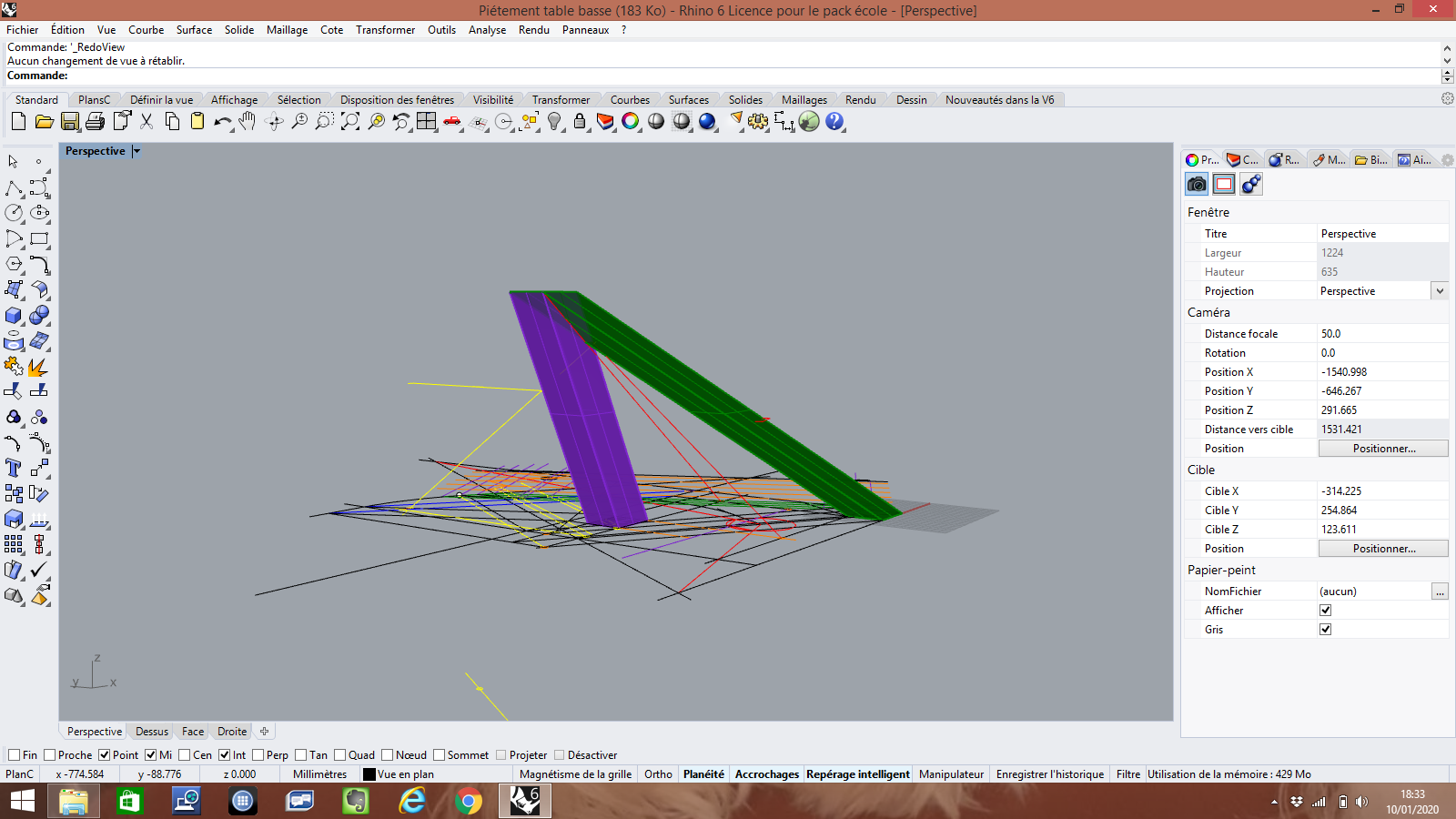 Présentation du logiciel Rhinocéros 3D
